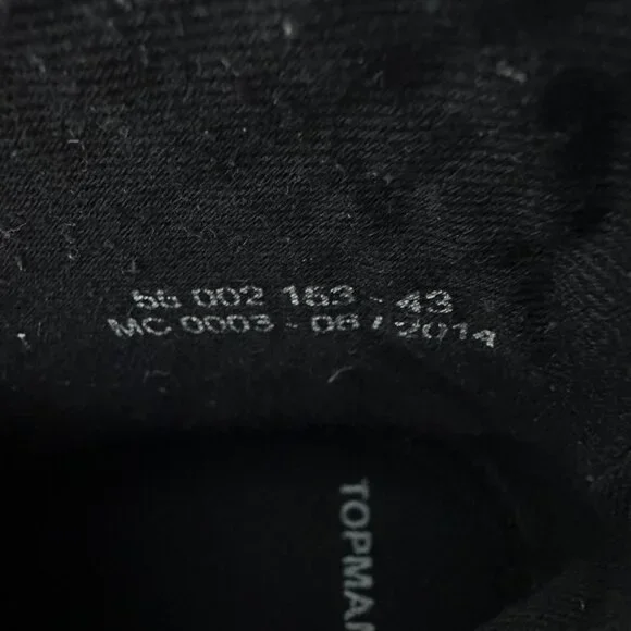 TOPMAN Wingtip Boots (black) - Picture 9 of 12